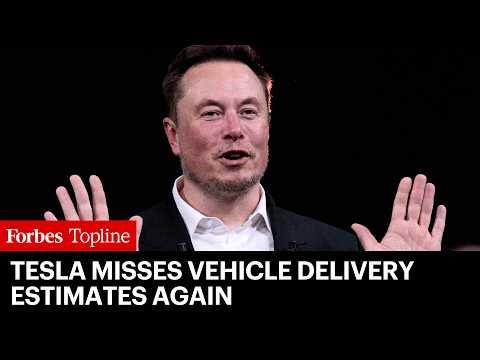 Tesla Misses Vehicle Delivery Estimates As EV Market Struggles
