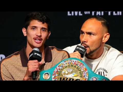 The FULL Sebastian Fundora vs Keith Thurman Final Press Conference & Face Off