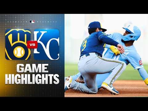 Brewers vs. Royals Game 2 Highlights (4/4/26) | MLB Highlights