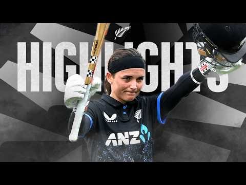 Captain Hits Hundred & Tahuhu Hat-Trick | Highlights | WHITE FERNS v South Africa | 5th T20