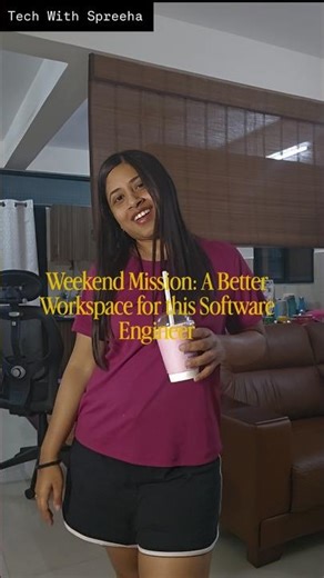 Software Engineering Vlog: Upgrading my Workspace this Weekend #tech #weekend #productivity #fun