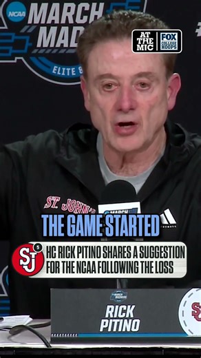 Rick Pitino says the losing team should speak to the media first #basketball #cbb