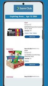 Sam’s Club Pantry Deals 🔥 Instant Savings Ending April 12!