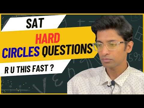 Digital SAT Math: 24 HARD Circle Problems (10-Second Hacks!)