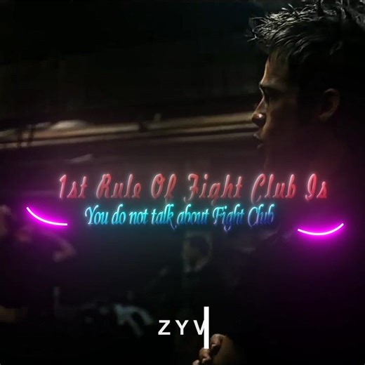 "Tyler Durden" - "Do Not Talk About Fight Club " | Fight Club Edit | Ela joga na hora (slowed)