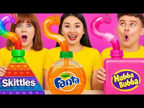 Eating SHAPES?! 😳🔺 Weird Food Challenge You Won’t Believe | 123 GO!