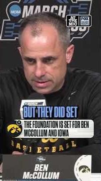 The foundation is set for Ben McCollum and Iowa 💪 #iowa #basketball #cbb