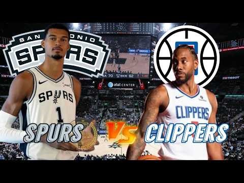 San Antonio Spurs vs LA Clippers Live Play by Play & Scoreboard