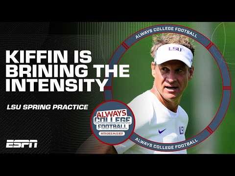 The most "EXCITING" spring practice is at LSU!