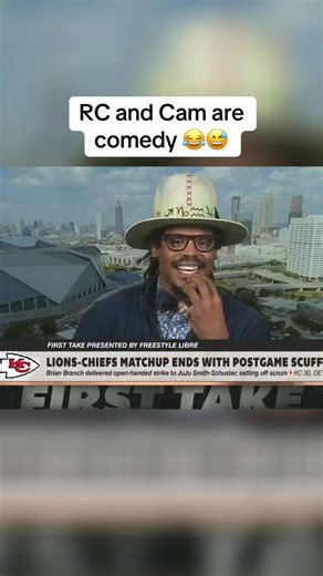 “Cam you’re 6’8 297lbs and run a 4.5” 🤣 | ESPN First Take