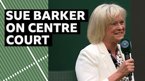 Wimbledon 2024 video: Sue Barker comes out on Centre Court to speak to Andy Murray