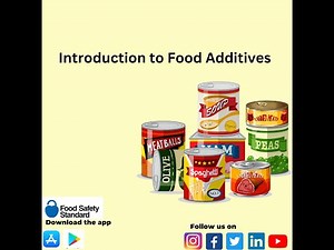 Introduction to Food Additives