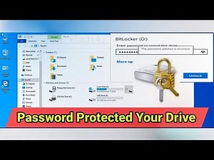 How to Set Up BitLocker Drive Encryption in Windows 10/11 2025 | Lock Drive with Password