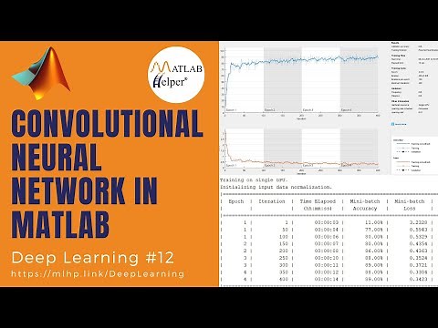 Convolutional Neural Network in MATLAB | Deep Learning | @MATLABHelper