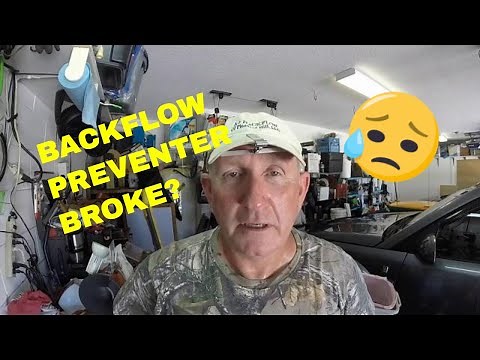 BACKFLOW VALVE REPAIR - RPZ