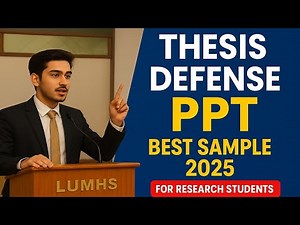 How to Make Research PPT | Thesis Defense PPT | Dissertation PPT | Power Point Slides|