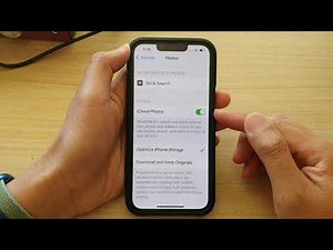 iPhone 13/13 Pro: How to Set iCloud Photos to Optimize iPhone Storage/Download and Keep Originals