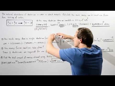 Nuclear Fusion of Deuterium Example