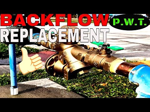 COMMERCIAL BACKFLOW PREVENTOR REPLACEMENT