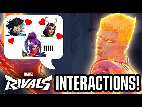 Human Torch Interactions and Voice Lines in Marvel Rivals Are SPICY! (Johnny Storm)