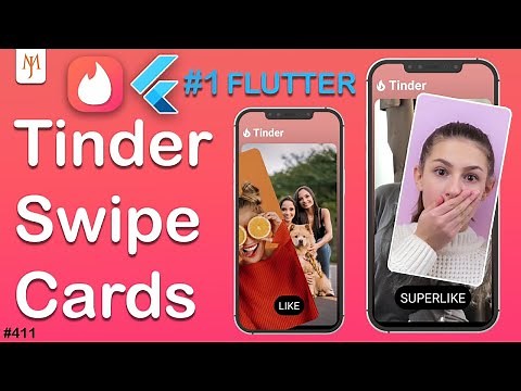 Flutter Tutorial - Tinder Swipe Cards | The Right Way | 1/2 Flutter Dating App