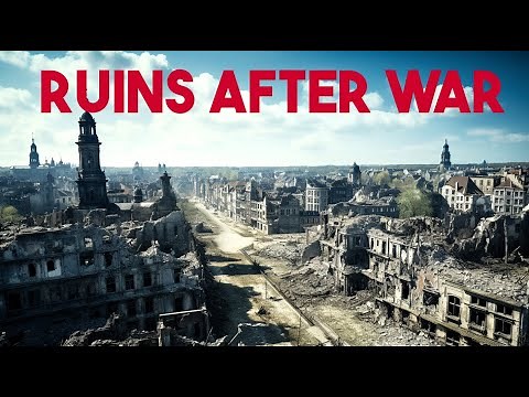 A Day in a Destroyed German City 1946 | Documentary