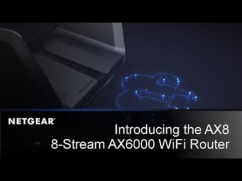 Introducing the Nighthawk AX8 8-Stream AX6000 WiFi Router by NETGEAR | RAX80