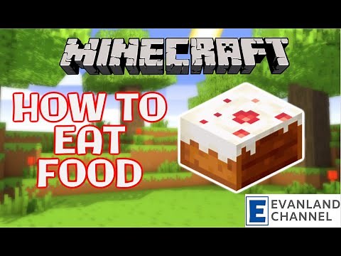 MINECRAFT | How to Eat Food in Minecraft | Restoring Hunger Levels | Minecraft Survival | Tutorial