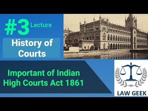 Importance of Indian High Courts Act 1861