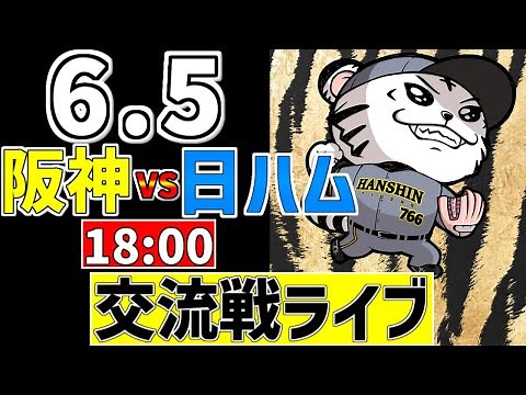 【 阪神 交流戦 LIVE 】 6/5 阪神タイガース 対 北海道日本ハムファイターズ 日ハム戦をみんなで一緒に観戦ライブ #全試合無料ライブ配信 #阪神 #実況 #ライブ