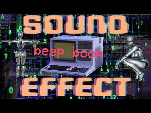 Beep Boop Meme Sounds Computer Noise Retro Space Digital Technology Nonsense Robot (Synthesizer)