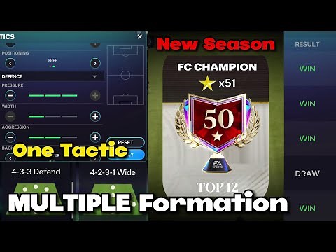 FC Mobile Best Tactics for New Season! Multiple Formations to Reach FC Champion