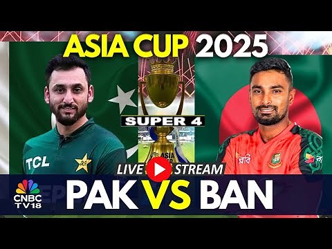 🔴 LIVE: Pakistan vs Bangladesh Asia Cup Cricket Match Today | Fakhar Zaman | Jaker Ali | N18G
