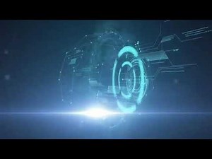 High tech loop background video, Royalty free