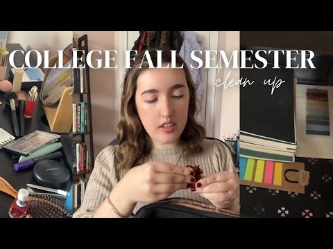 Fall College Semester CLEAN OUT | Camille Elle