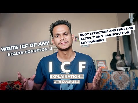 How to write ICF for different conditions? | ICF model | physio by heart