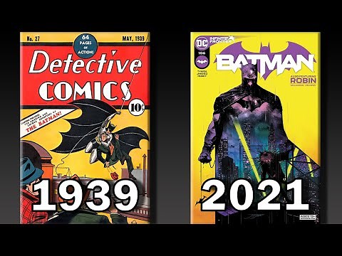 The Evolution Of Batman Comics 1939-2021