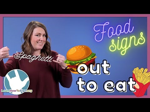 Learn Food Signs in ASL | Out to Eat Signs | Pt. 3