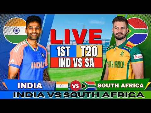 🔴 INDIA vs SOUTH AFRICA Live | IND vs SA 1st T20I Live Match Today | Live Cricket Score & Commentary