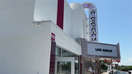 Take a peek inside the historic Murray Theater and see how the renovations are going