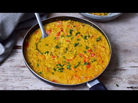 How To Make RED LENTIL DAHL: Creamy Masoor Dal Recipe