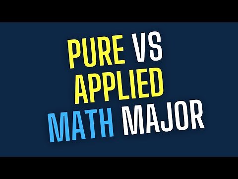 Pure vs Applied Math Major