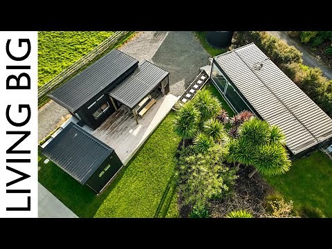 Shipping Container, Tiny House & Cabin Combine To Create Epic 5 Bedroom Home