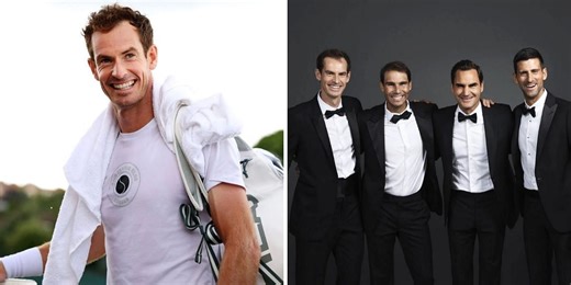 “Weren’t the easiest guys to get past” - Andy Murray pays tribute to Roger Federer, Rafael Nadal, and Novak Djokovic during moving Wimbledon speech