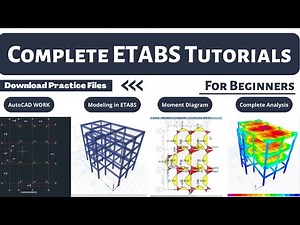 G+2 Complete Building Design in Etabs | 1 Hours Tutorial | Modeling, Analysis with IS Codes etc.
