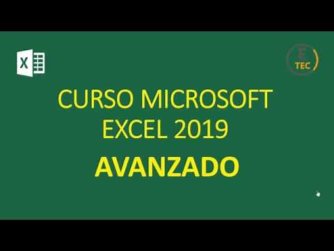 EXCEL AVANZADO 2019