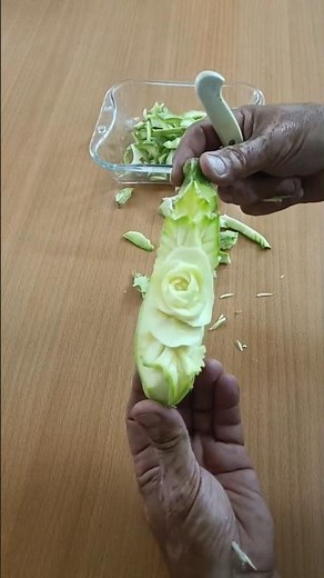 Beautiful Pumpkin Rose Design! part 2 #fruitdesign