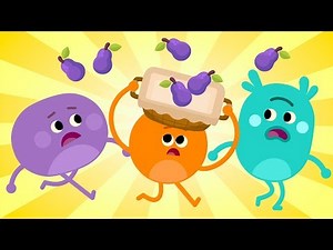 The Bumble Nums Make Purple Pear Pie! | Cartoon For Kids | Bumble Nums