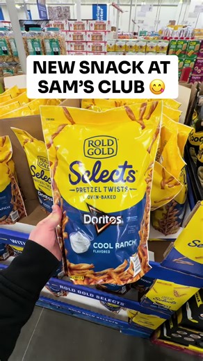 🥨 Rold Gold Selects Doritos Cool Ranch Flavored Pretzel Twists at Sam’s Club are the snack mashup you never knew you needed but absolutely will not be able to put down! 😋 These oven-baked pretzel twists are loaded with that bold, tangy Cool Ranch flavor you already love, making every bite seriously addictive! 😍 ($8.98) #samsclub #samsclubfinds #pretzels