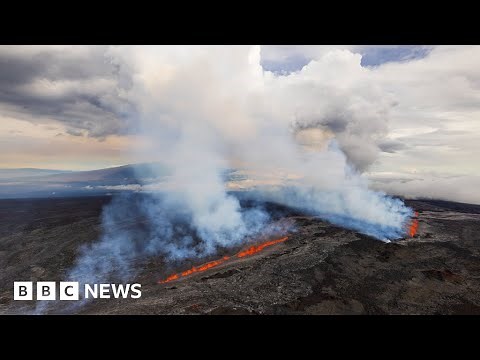 World's largest active volcano erupts in Hawaii - BBC News